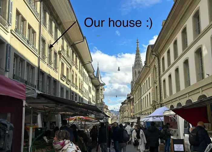 Old Town Gem Comfy Queen Bed & Fast Wifi 公寓 伯尔尼